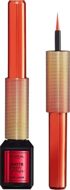 L’Oréal Paris Paris Electric Nights Superliner Matte Signature Eyeliner - Limited Edition – 11 Red Signature – Rood -Cosmetic Verkoop 447x1200 3