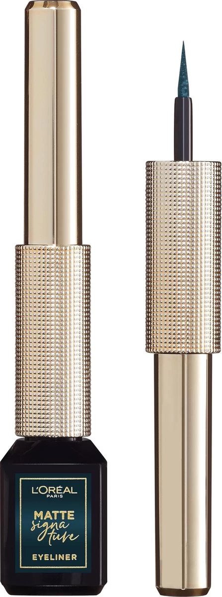 L’Oréal Paris Matte Signature Eyeliner Van Superliner – Matte Liquid Eyeliner – Waterproof - 04 Emeraude – Groen 11 L’Oréal Paris Matte Signature Eyeliner Van Superliner – Matte Liquid Eyeliner – Waterproof - 04 Emeraude – Groen - Afbeelding 9