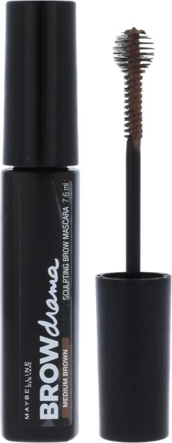 Maybelline Brow Drama - Medium Brown - Bruin - Wenkbrauwmascara -Cosmetic Verkoop 467x1200 1