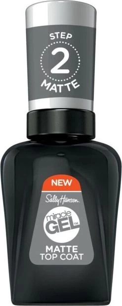 Sally Hansen Miracle Gel Nagellak Top Coat - 102 Matte Transparant