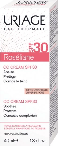 Uriage Roséliane Cc Crème Spf30 -Cosmetic Verkoop 480x1200 5