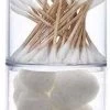Without Lemon - Wattenstaafjes En Wattenschijfjes Houder - Dubbel Transparant Opberghouder - Opbergdoosje - Makeup Organizer - Zonder Zijopening - Met Deksel - Stapelbaar -Cosmetic Verkoop 492x1200 7