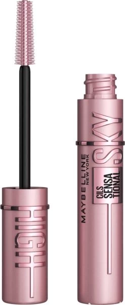 3x Maybelline Lash Sensational Sky High Mascara Very Black - Zwart