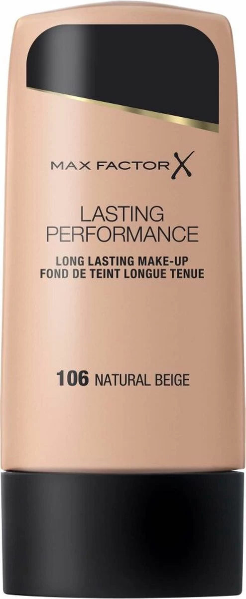 Max Factor Lasting Performance Foundation - 106 Natural Beige 6 Max Factor Lasting Performance Foundation - 106 Natural Beige - Afbeelding 4