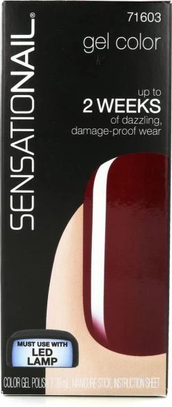 SensatioNail Gel Polish Miss Behave - Gel Nagellak - Rood