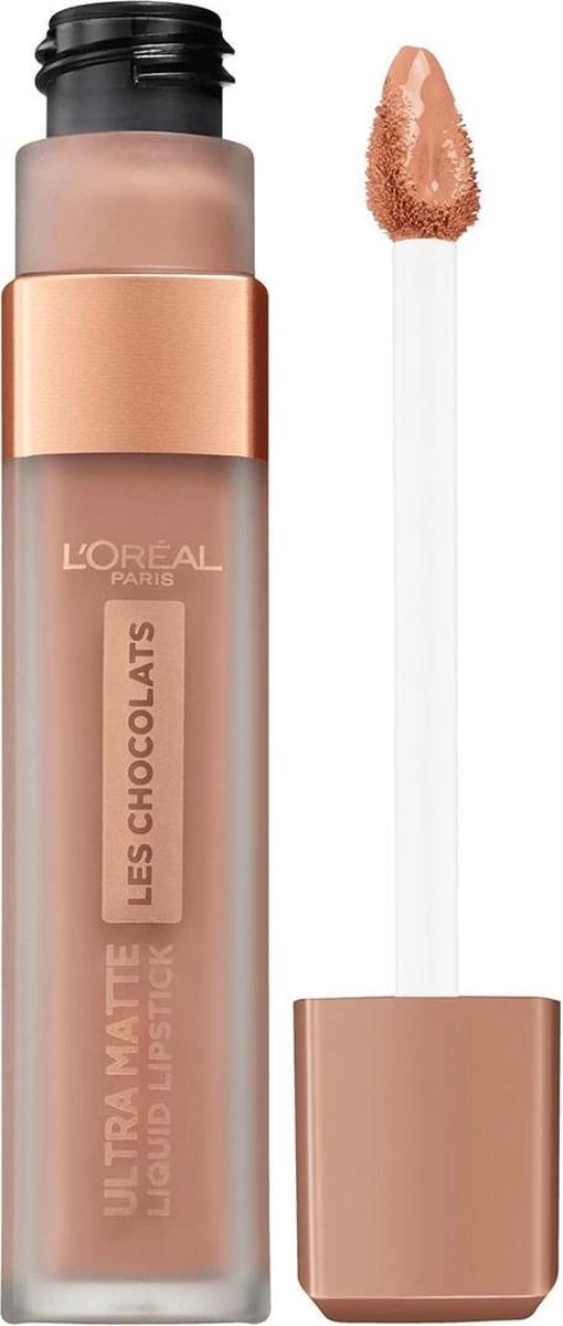 L’Oréal Paris Les Chocolate Ultra Matte Liquid Lippenstift - 844 Sweet Tooth 10 L’Oréal Paris Les Chocolate Ultra Matte Liquid Lippenstift - 844 Sweet Tooth - Afbeelding 8