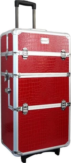 Veronica NAIL-PRODUCTS Aluminium Nagel Trolley 3 In 1 CROCO ROOD, Pedicure, Manicure. Ook Als Sinterklaas Trolley, Trolly, Koffer! 10 Veronica NAIL-PRODUCTS Aluminium Nagel Trolley 3 In 1 CROCO ROOD, Pedicure, Manicure. Ook Als Sinterklaas Trolley, Trolly, Koffer! -Cosmetic Verkoop 529x1200 4