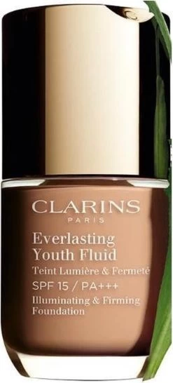 Clarins Everlasting Youth Fluid Illuminating & Firming Foundation - 110 Honey - Foundation - 30 Ml -Cosmetic Verkoop 543x1200