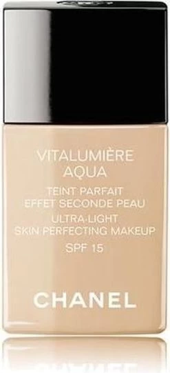 Chanel Vitalumiere Aqua Foundation - 30 Beige - SPF15 - 30 Ml -Cosmetic Verkoop 548x1200