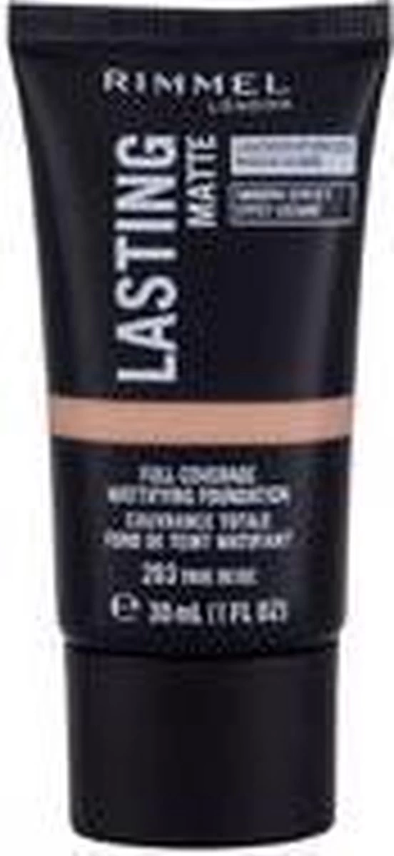 Rimmel London Lasting Matte Foundation - 010 Warm Porcelain 12 Rimmel London Lasting Matte Foundation - 010 Warm Porcelain - Afbeelding 10