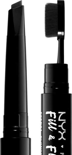NYX Professional Makeup Fill & Fluff Eyebrow Pomade Pencil - FFEP08 Black - Wenkbrauw Potlood - 0,2 Gr -Cosmetic Verkoop 560x1200 2