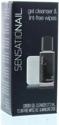 Sensationail Gel Cleanser & Lint-Free Wipes -Cosmetic Verkoop 566x1200