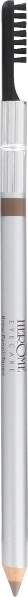 Herome Eye Care Wenkbrauwpotlood Taupe - Brow Pencil - Met Borsteltje, Stevige Potloodpunt En Puntenslijper 4 Herome Eye Care Wenkbrauwpotlood Taupe - Brow Pencil - Met Borsteltje, Stevige Potloodpunt En Puntenslijper - Afbeelding 2