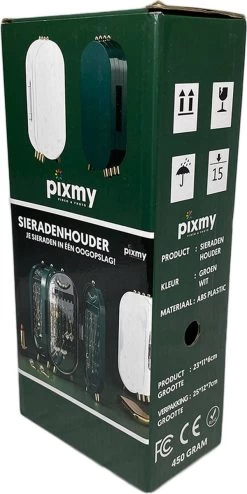 PIXMY® - Groen - Sieradenhouder - Oorbellenrekje - Sieradenrekje - Sieraden Organizer - Sieraden Doos - Sieraden Opbergen -Cosmetic Verkoop 600x1200 7