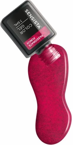 Sensista Color Gel Passionate Punch - Rood/roze Glitter -Cosmetic Verkoop 606x1200