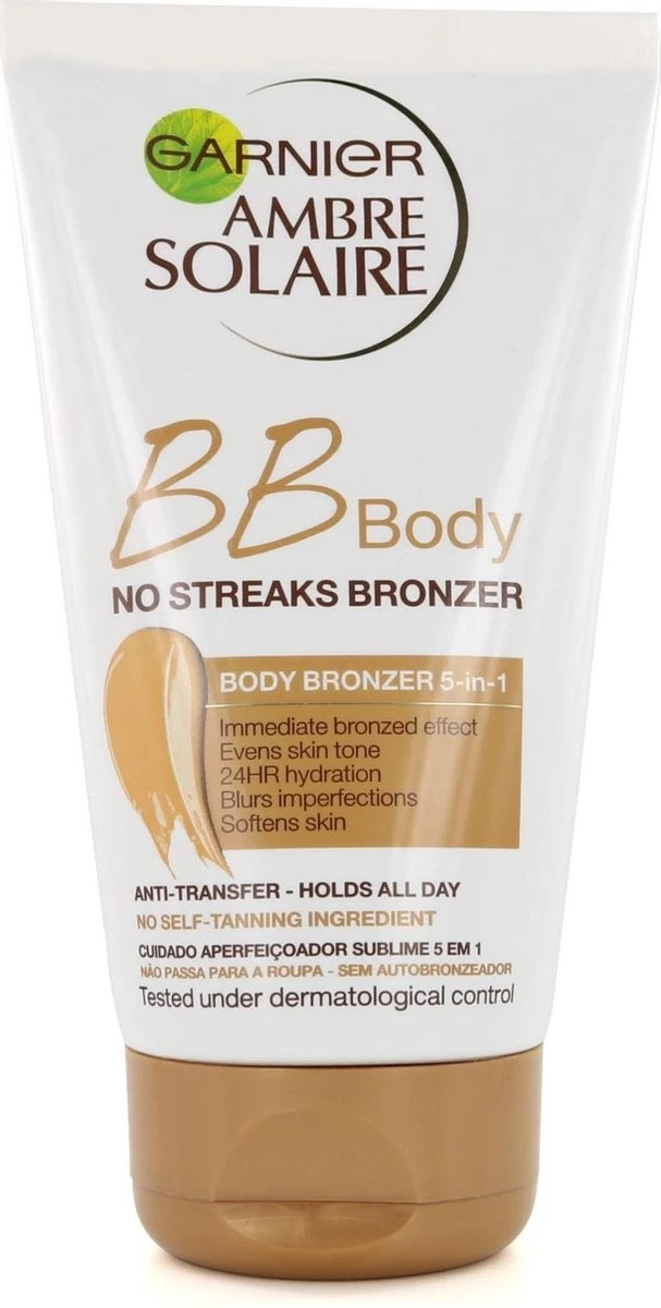 Garnier Ambre Solaire No Streaks BB Body Bronzer - 150 Ml 3 Garnier Ambre Solaire No Streaks BB Body Bronzer - 150 Ml