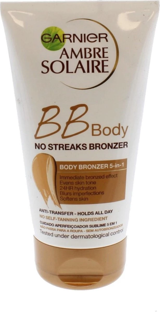 Garnier Ambre Solaire No Streaks BB Body Bronzer - 150 Ml 5 Garnier Ambre Solaire No Streaks BB Body Bronzer - 150 Ml - Afbeelding 3