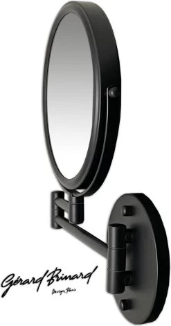 Make-up Wandspiegel Knikarm Mat Zwart - 5x Vergroting 20cmØ 6 Make-up Wandspiegel Knikarm Mat Zwart - 5x Vergroting 20cmØ -Cosmetic Verkoop 630x1200 1