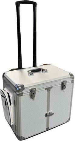 Pedicure Koffer / Trolley - Professional Pedicure Cas- Zilver Streepmotief 11 Pedicure Koffer / Trolley - Professional Pedicure Cas- Zilver Streepmotief -Cosmetic Verkoop 640x1200 4