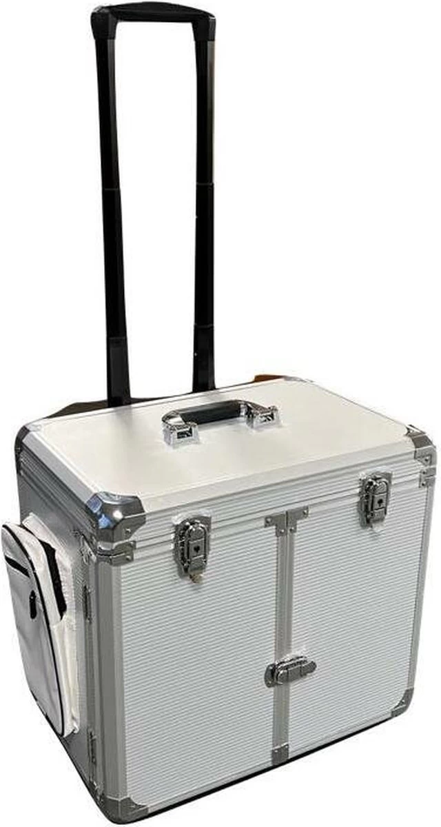 Pedicure Koffer / Trolley - Professional Pedicure Cas- Zilver Streepmotief 7 Pedicure Koffer / Trolley - Professional Pedicure Cas- Zilver Streepmotief - Afbeelding 5