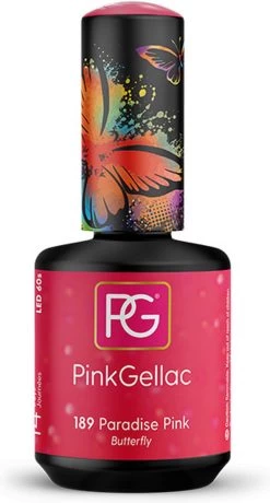 Pink Gellac - Paradise Pink - Gellak - Vegan - Roze - Glanzend - 15ml -Cosmetic Verkoop 645x1200 1