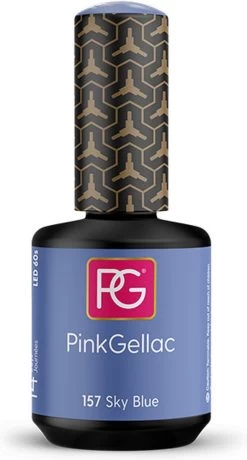 Pink Gellac - Sky Blue - Gellak - Vegan - Blauw - Glanzend - 15ml -Cosmetic Verkoop 645x1200 2