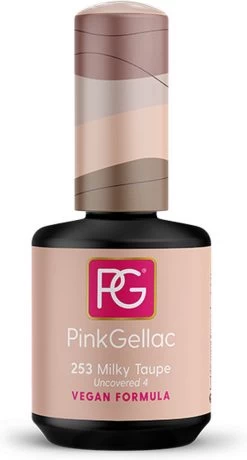 Pink Gellac - Milky Taupe - Gellak - Vegan - Taupe - Glanzend - 15ml -Cosmetic Verkoop 645x1200 3
