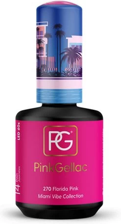 Pink Gellac - Florida Pink - Gellak - Vegan - Roze - Glanzend - 15ml 19 Pink Gellac - Florida Pink - Gellak - Vegan - Roze - Glanzend - 15ml -Cosmetic Verkoop 646x1200