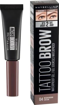 Maybelline Tattoo Brow Waterproof Wenkbrauwgel - 04 Medium Brown -Cosmetic Verkoop 682x1200 1
