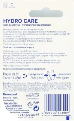 Labello Hydro Care Duo Pack- Lippenbalsem SPF 15 6 Labello Hydro Care Duo Pack- Lippenbalsem SPF 15 -Cosmetic Verkoop 740x1200