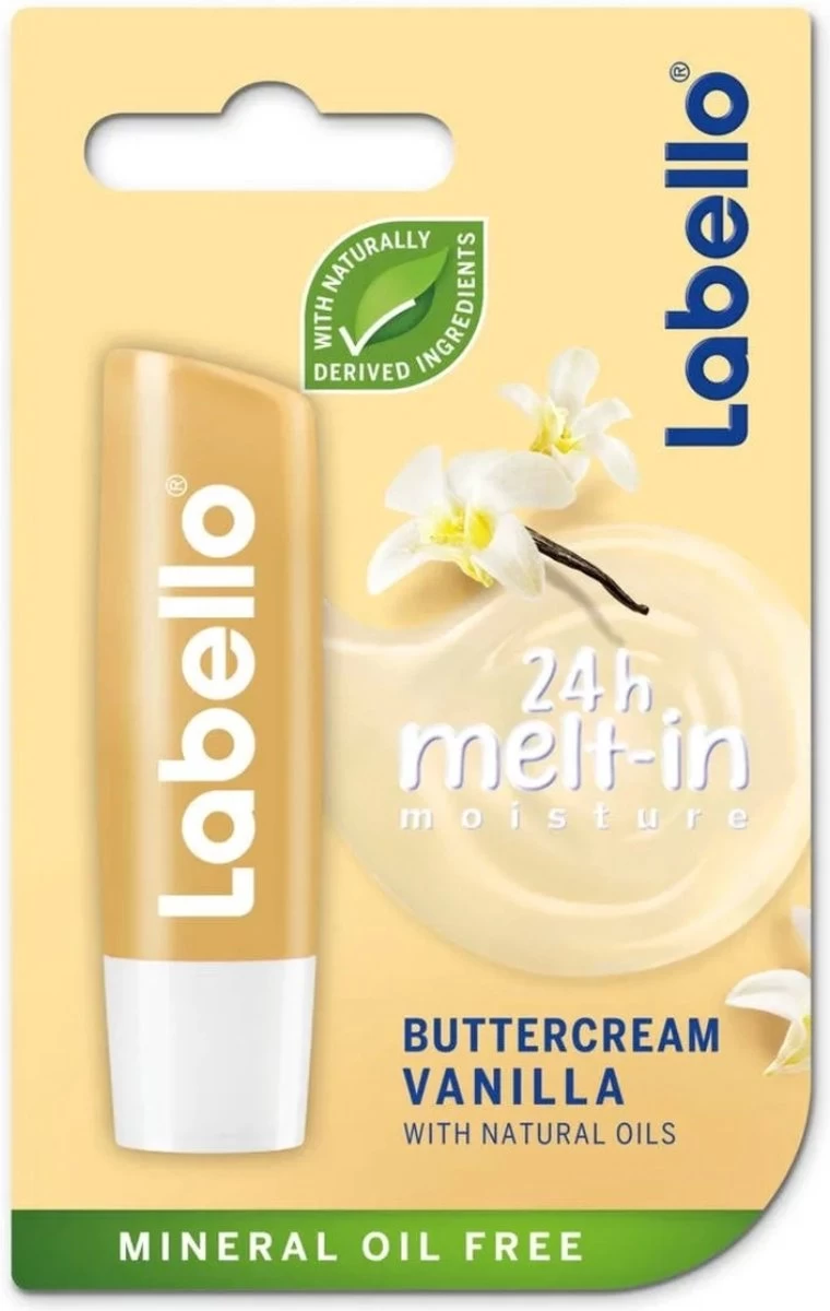 Labello Lippenbalsem Vanilla Buttercream Blister 3 Labello Lippenbalsem Vanilla Buttercream Blister