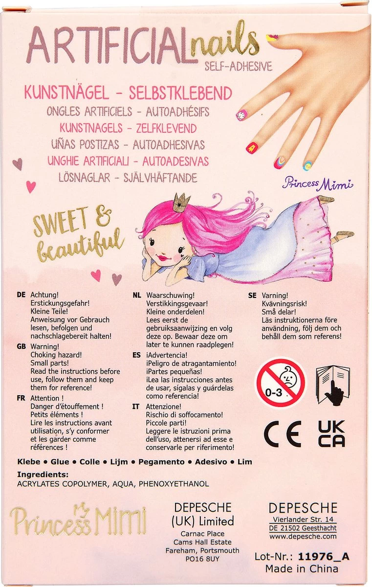 Depesche Princess Mimi Kunstnagels 6 Depesche Princess Mimi Kunstnagels - Afbeelding 4