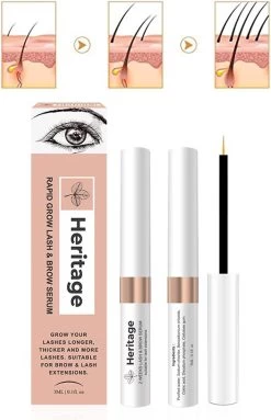 Heritage Wimperserum Rapid Grow Geschikt Voor Wimperextensions Olievrije. Naturel Ingrediënten - Oil Free Lash Serum Suitable For Lash Extensions Wearer 8 Heritage Wimperserum Rapid Grow Geschikt Voor Wimperextensions Olievrije. Naturel Ingrediënten - Oil Free Lash Serum Suitable For Lash Extensions Wearer -Cosmetic Verkoop 774x1200
