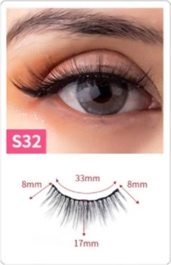 DW4Trading Magnetische Wimpers Met Eyeliner Set - Herbruikbaar - 5 Paar - Zwart -Cosmetic Verkoop 776x1200 1