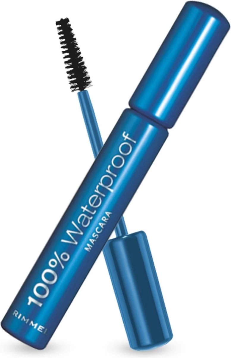 Rimmel London 100% Waterproof Mascara - 001 Black 11 Rimmel London 100% Waterproof Mascara - 001 Black - Afbeelding 9