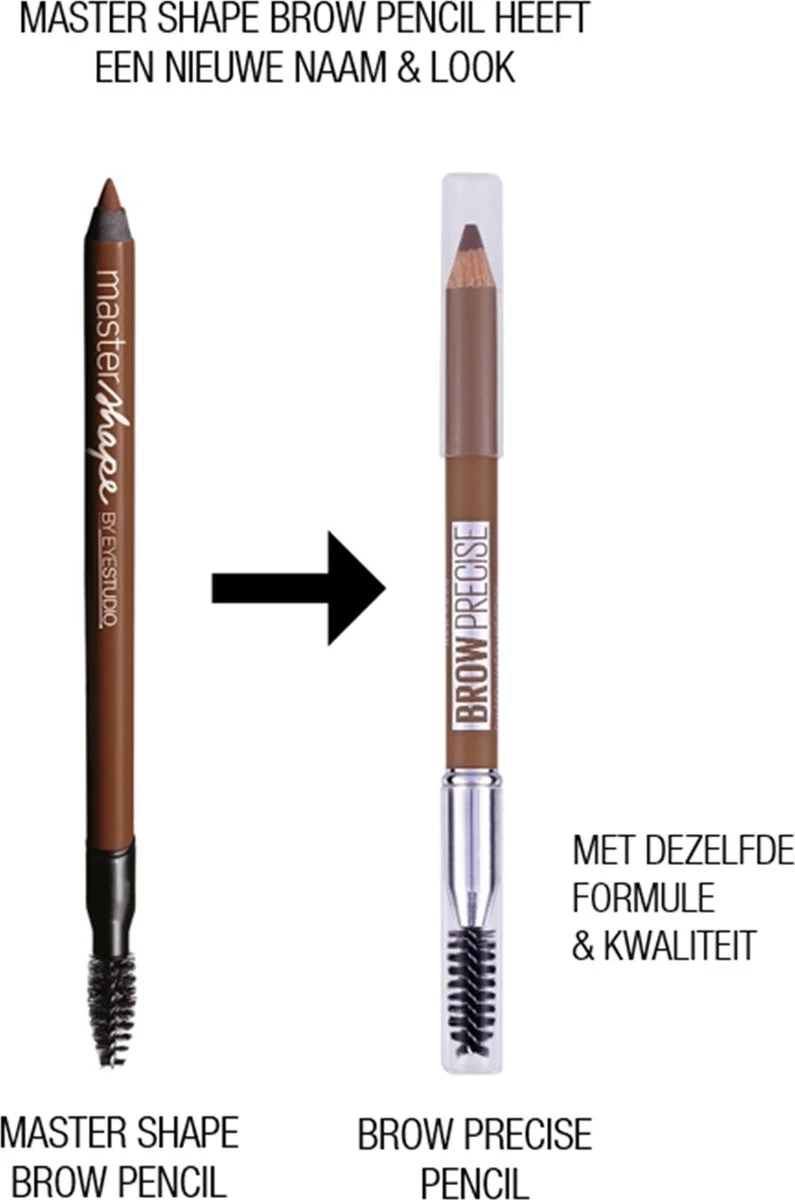 Maybelline Master Shape Brow Pencil - Dark Blond - Blond - Wenkbrauwpotlood 9 Maybelline Master Shape Brow Pencil - Dark Blond - Blond - Wenkbrauwpotlood - Afbeelding 7