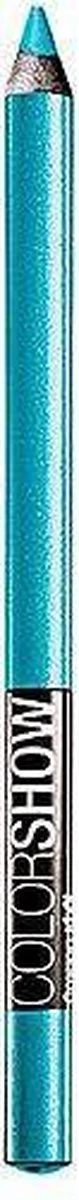 Maybelline Color Show Khol Liner - 210 Turquoise Flash - Blauw - Oogpotlood 8 Maybelline Color Show Khol Liner - 210 Turquoise Flash - Blauw - Oogpotlood - Afbeelding 6