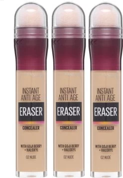 Maybelline Eraser Eye Concealer - Nude - 3 Stuks Voordeelverpakking 19 Maybelline Eraser Eye Concealer - Nude - 3 Stuks Voordeelverpakking -Cosmetic Verkoop 830x1200
