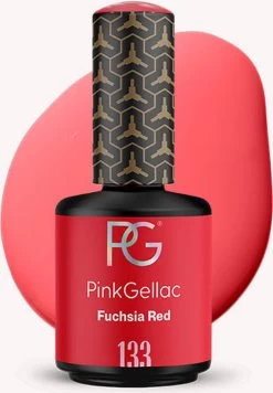 Pink Gellac - Fuchsia Red - Gellak - Vegan - Rood - Glanzend - 15ml -Cosmetic Verkoop 833x1200 1