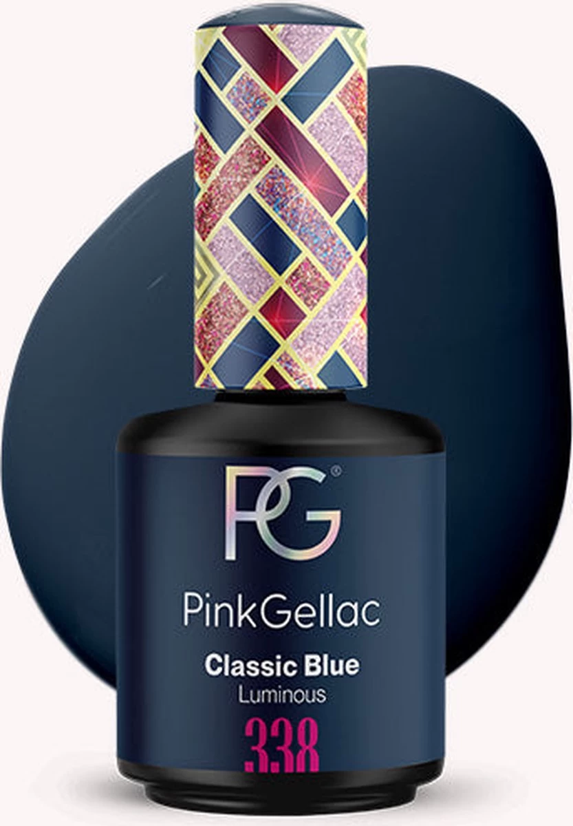 Pink Gellac - Classic Blue - Gellak - Blauw - 15 Ml 3 Pink Gellac - Classic Blue - Gellak - Blauw - 15 Ml
