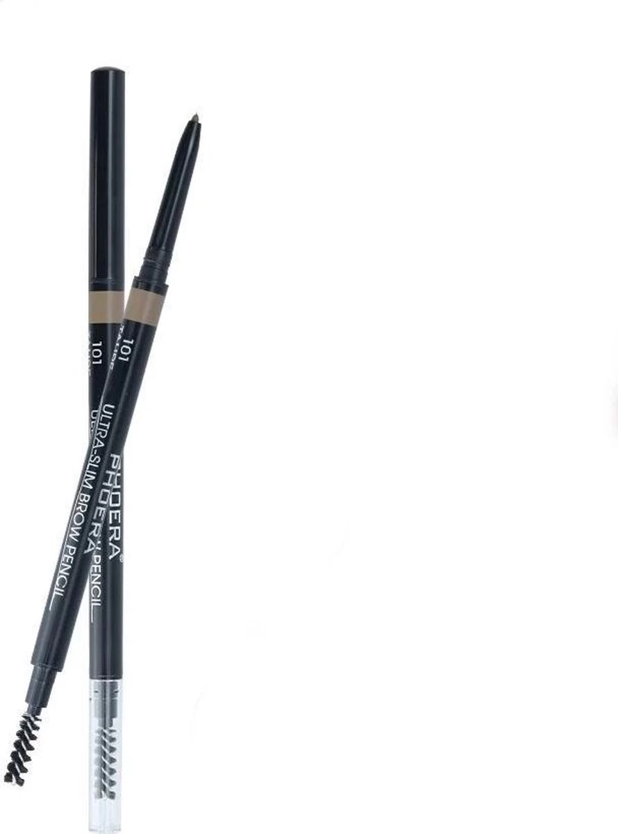 PHOERA™ Ultra-slim Wenkbrauwpotlood - 101 - Taupe 3 PHOERA™ Ultra-slim Wenkbrauwpotlood - 101 - Taupe