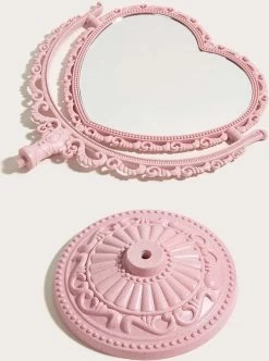 Kawaii Roze Makeup Spiegel - Hart Spiegel - Dubbelzijdig - Makeup Mirror -Cosmetic Verkoop 893x1200 1