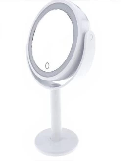 Benson Make Up Spiegel Met LED Ring - Cosmetische Spiegels Met Touch Dimmer - 2 Zijde -Cosmetic Verkoop 898x1200 1