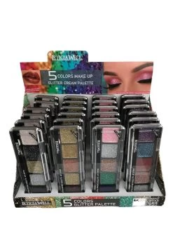 Leticia Well - Glitter Cream Make-up Palette Ogen En Lippen - 5 Tinten Roze/zilver/koper/groen/paars - Nummer 03 7 Leticia Well - Glitter Cream Make-up Palette Ogen En Lippen - 5 Tinten Roze/zilver/koper/groen/paars - Nummer 03 -Cosmetic Verkoop 900x1200 16