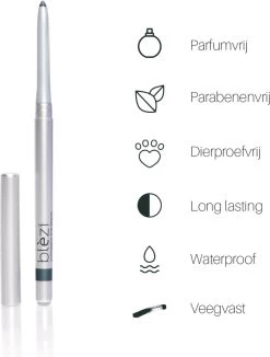 Blèzi® Automatic Eye Pencil 25 Emerald Blue - Oogpotlood Waterproof - Groen Blauw -Cosmetic Verkoop 910x1200