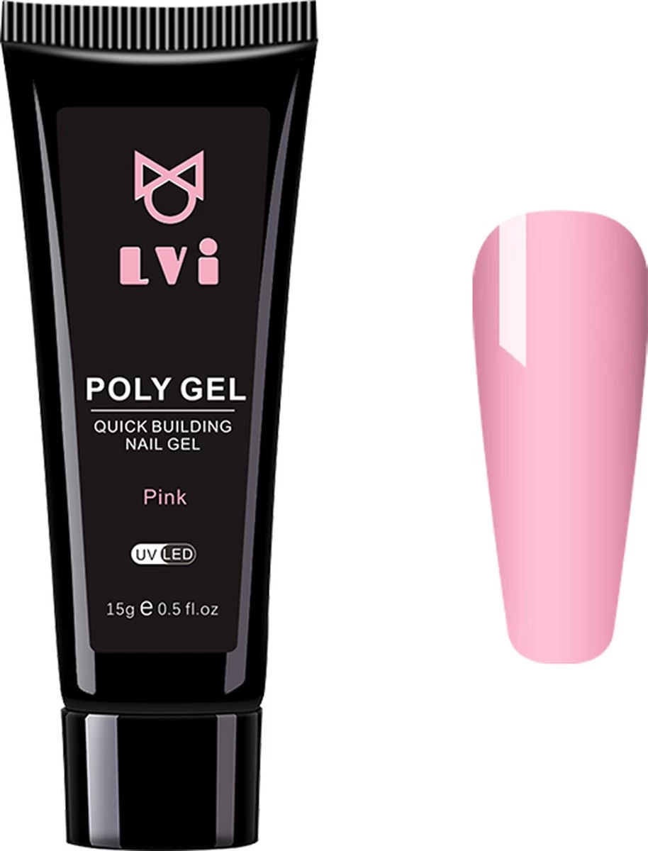 Elvi Polygel Starterskit - Complete Set Inc. USB UV/Led Mini Lamp-Nagelverlenging- Polygel 6 X 15g Perfecte Kleuren Roze - Polyacryl UV Nagellak-Quick Extension Temperature Color Changing UV Gel Pink 15 Elvi Polygel Starterskit - Complete Set Inc. USB UV/Led Mini Lamp-Nagelverlenging- Polygel 6 X 15g Perfecte Kleuren Roze - Polyacryl UV Nagellak-Quick Extension Temperature Color Changing UV Gel Pink - Afbeelding 13