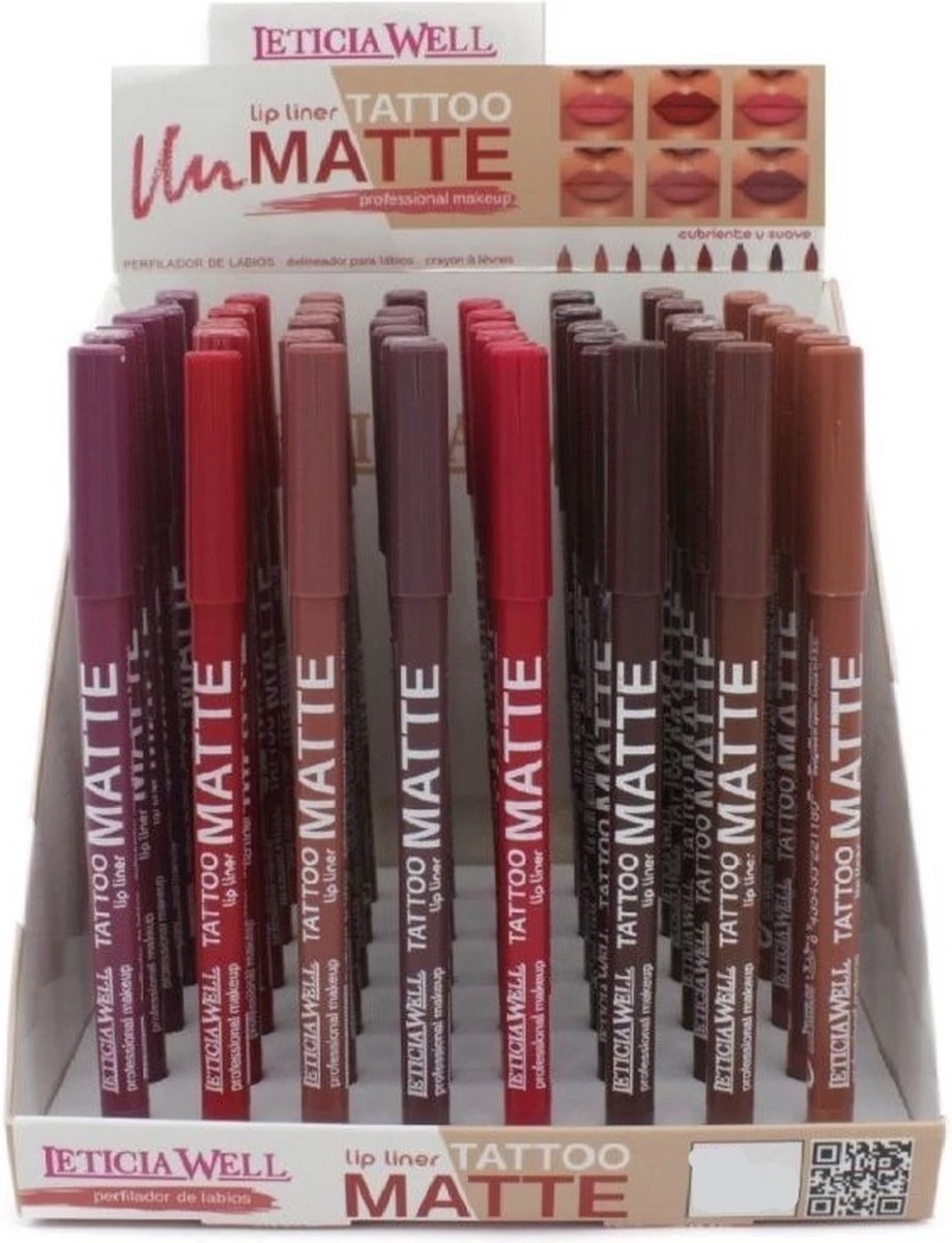 Leticia Well – Matte Tattoo Lippotlood / Lipliner – Bruin / Brown Sugar - Nummer 11657 - 1 Stuks 4 Leticia Well – Matte Tattoo Lippotlood / Lipliner – Bruin / Brown Sugar - Nummer 11657 - 1 Stuks - Afbeelding 2