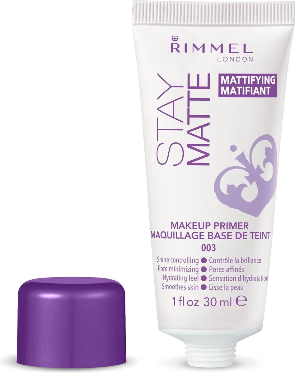 Rimmel London Stay Matte Primer - 003 Transparant 4 Rimmel London Stay Matte Primer - 003 Transparant - Afbeelding 2