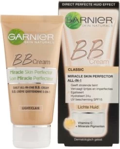 Garnier Face SkinActive - BB Cream Classic Light 5-in-1 Dagverzorging - 2x 50 Ml -Cosmetic Verkoop 970x1200